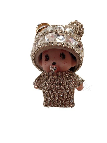 Schlüsselanhänger Monchichi - Glitzerndes Must-Have