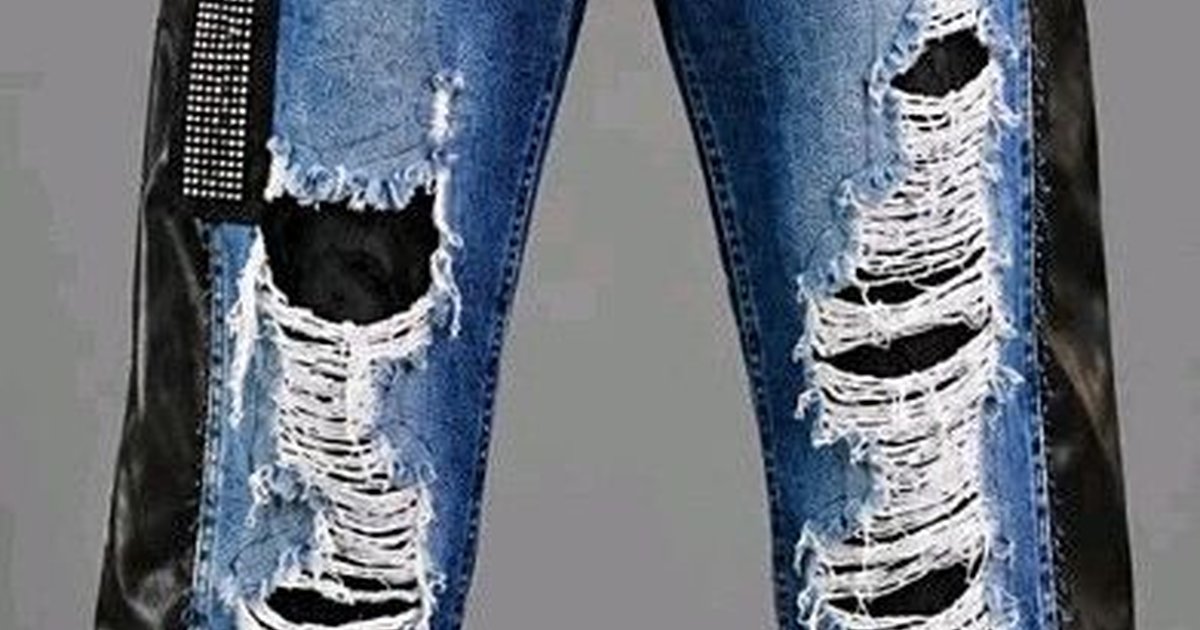 Hose Sweat mit Jeans-Optik von Rosé - bis Gr. 44