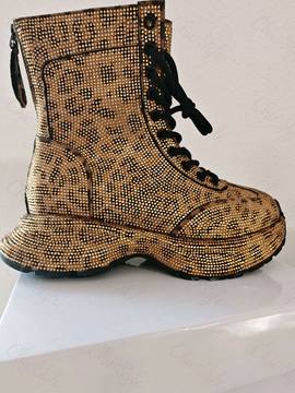 Damen Schuhe Leo Glitzer größengerecht gefüttert – Damenmode Live Shopping
