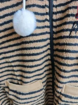 Damen Jacke Beige Plüsch – bis Gr. 40 – Damenmode Live Shopping