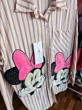 Damen Bluse mit Minni Print – bis Gr. 42 – Damenmode Live Shopping
